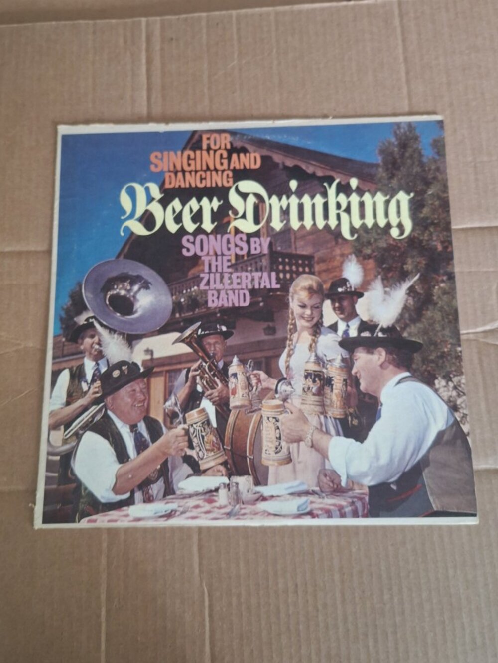 Beer drinking songs lp record